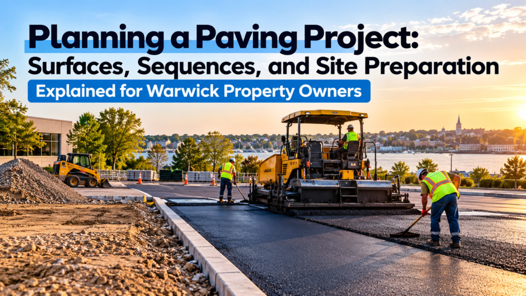 Planning a Paving Project: Surfaces, Sequences, and Site Preparation Explained for Warwick Property Owners
